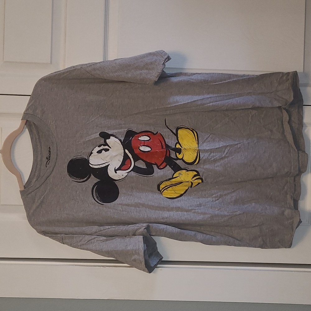 Mickey mouse gray tshirt